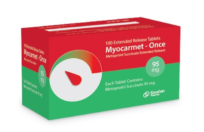 تصویر MYOCARMET-ONCE 95 ER Tablet