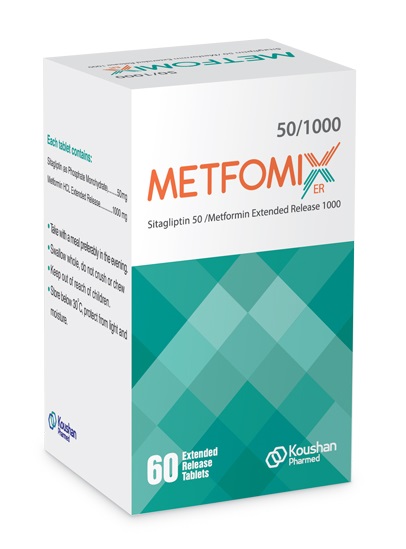 تصویر METFOMIX 50/1000 mg Tablet
