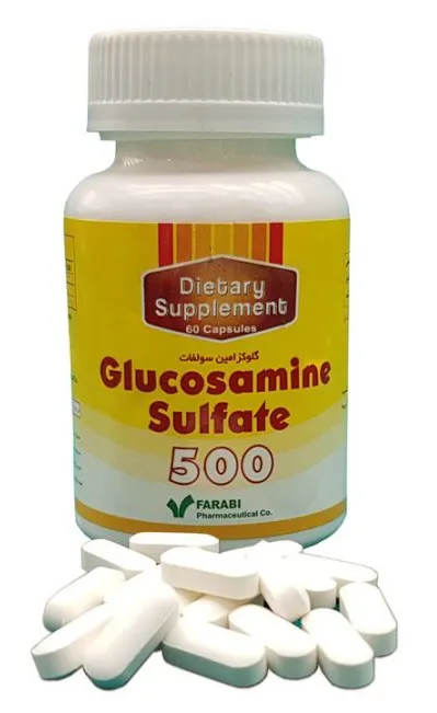 تصویر Glucosamine Sulfate FARABI 500 mg ORAL CAPSULE