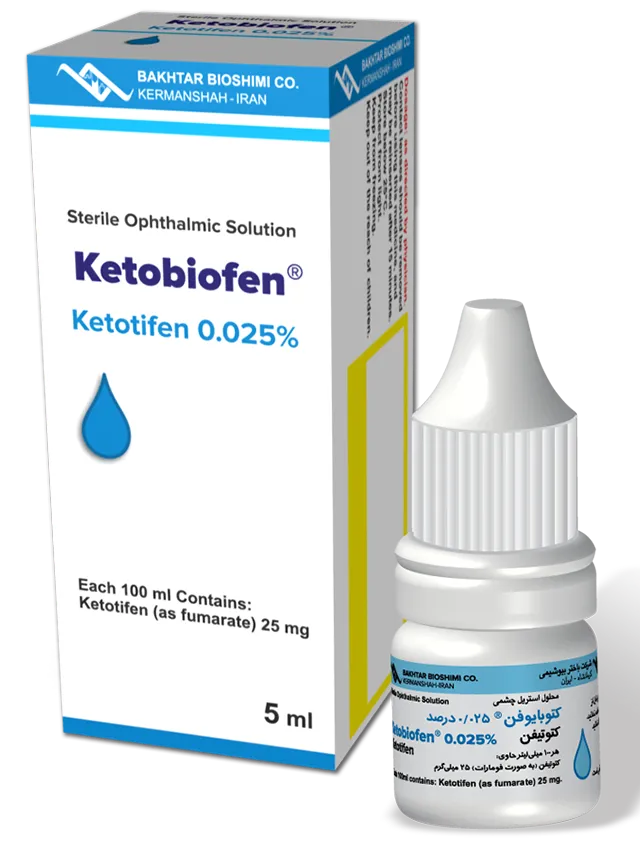 تصویر KETOBIOFEN 0.025% 5ML OPH DROP