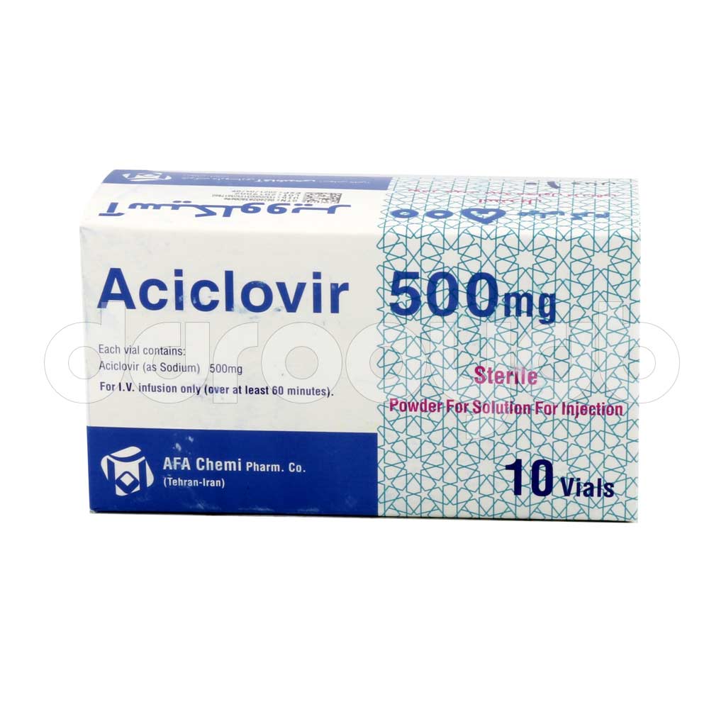 تصویر HERPOFF 500 MG POWDER FOR INJECTION