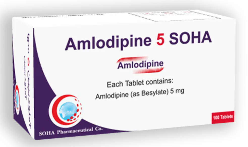 تصویر AMLODIPINE-SOHA CHARBAGH 5MG TAB