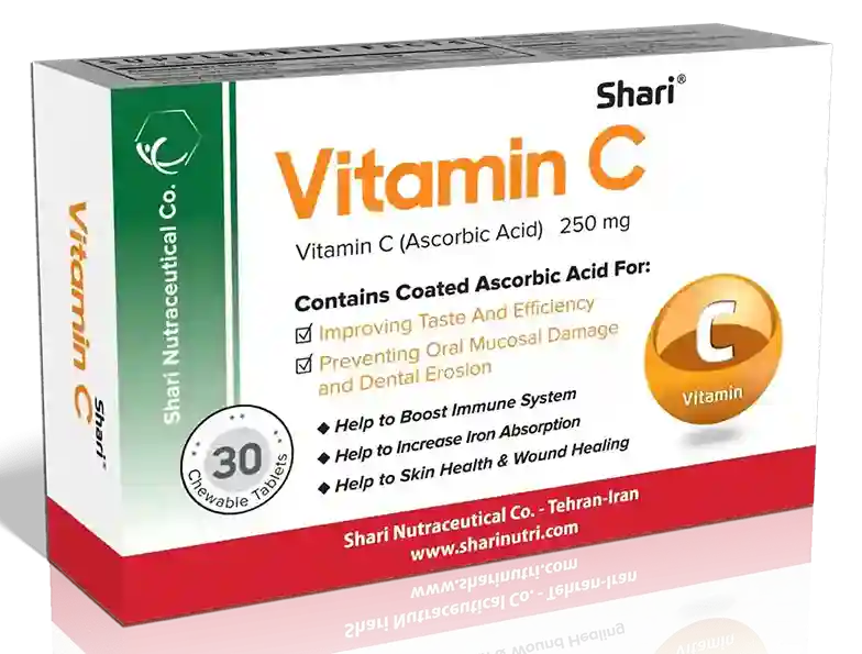 تصویر Vitamin C Shari 250 MG CHEW Tablet