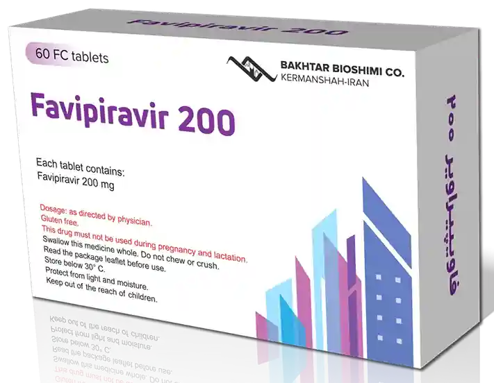 تصویر FAVIPIRAVIR BAKHTAR 200 MG Tablet