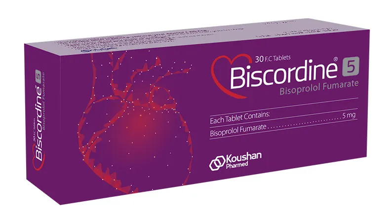 تصویر BISCORDINE 5 mg Tablet
