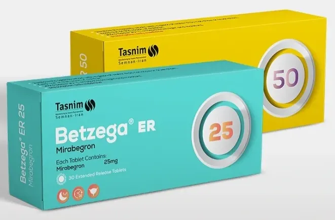 تصویر BETZEGA 25 mg ER Tablet