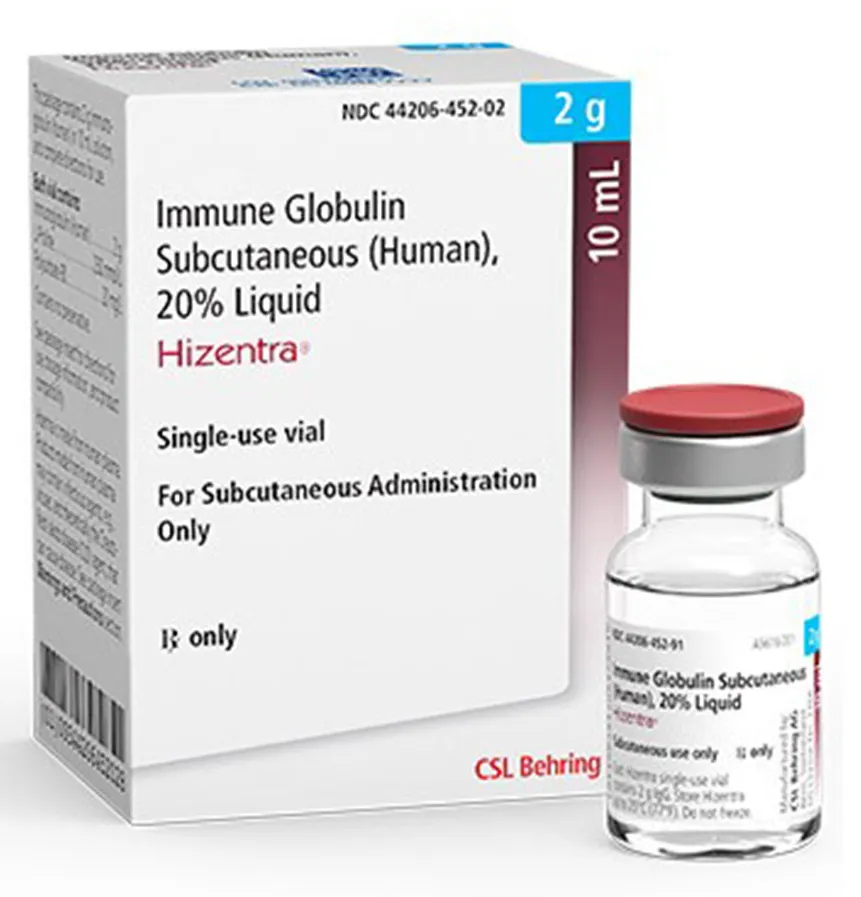 تصویر Hizentra injection, Solution 10 ml