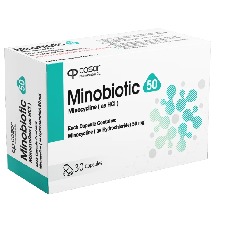 کپسول ماینوبیوتیک 50 میلی گرم