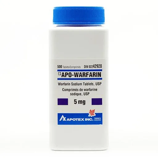 تصویر APO-WARFARIN Tablet 5 mg