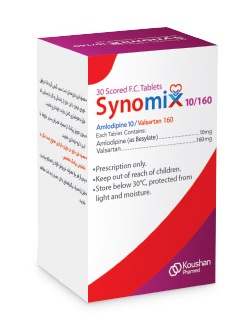 تصویر SYNOMIX 10/160 MG Tablet