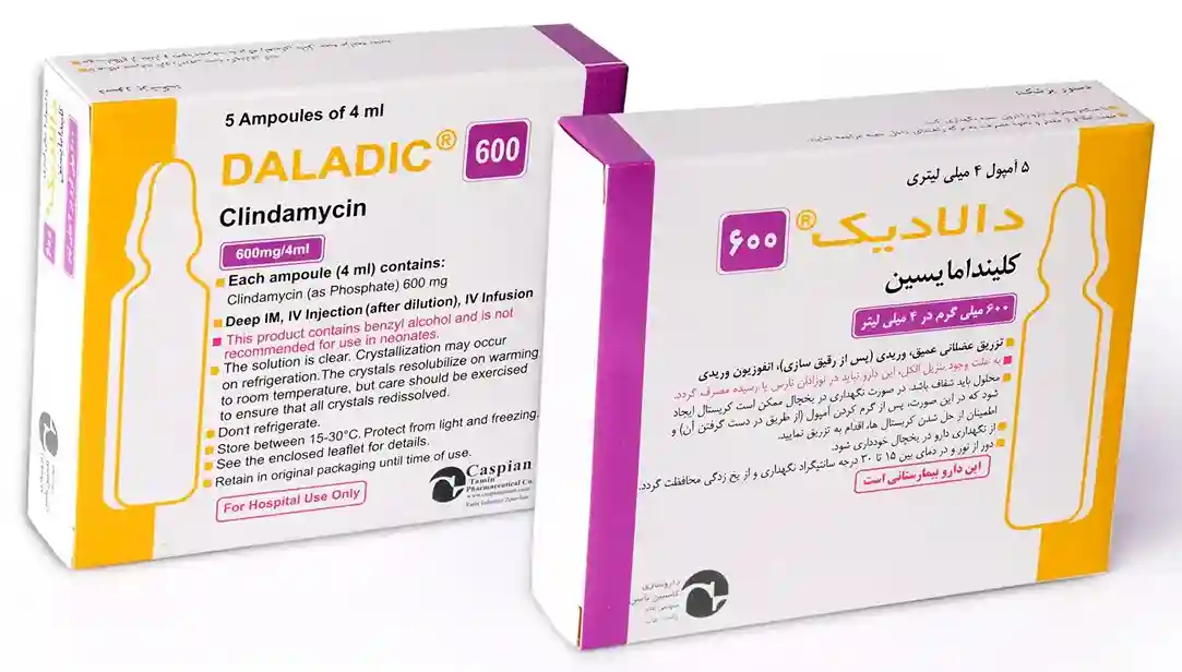 تصویر DALADIC 600MG/4ML AMP