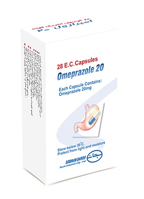 تصویر OMEPRAZOLE SOBHANDAROU 20MG CAP
