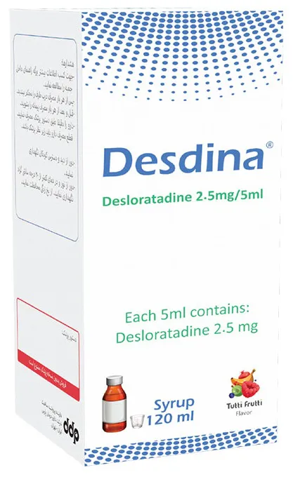 شربت دسدینا 2.5میلی گرم/5میلی لیتر 120 میلی لیتر