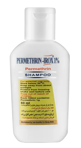 تصویر PERMETHRIN-IROX 1% SHAMPOO TOPICAL 60ML
