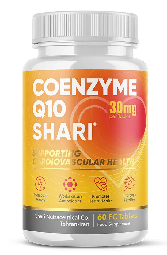 تصویر Coenzyme Q10 SHARI 30 mg Tablet