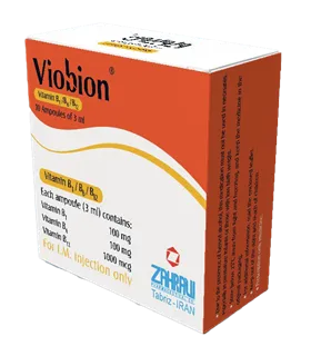 تصویر VIOBION 100+100+1000 mcg 3ML AMP