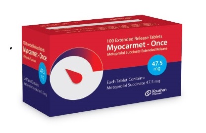 تصویر MYOCARMET-ONCE 47.5 ER Tablet