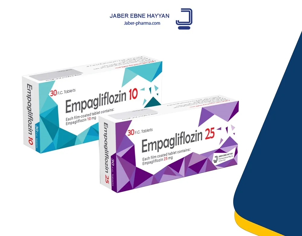 تصویر EMPAGLIFLOZIN JABER 25 mg Tablet
