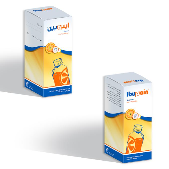 سوسپانسیون ایبوپین 100میلی گرم/5میلی لیتر | IBUPAIN 100MG/5ML SUSP ...